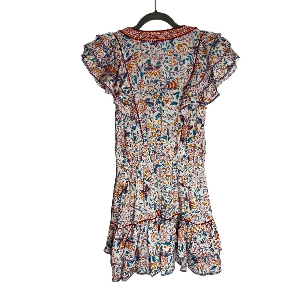NWT Poupette St Barth Camila Floral Mini Dress-sz Medium - Picture 5 of 12